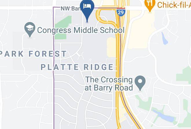 Springhill Suites By Marriott Kansas City North Map