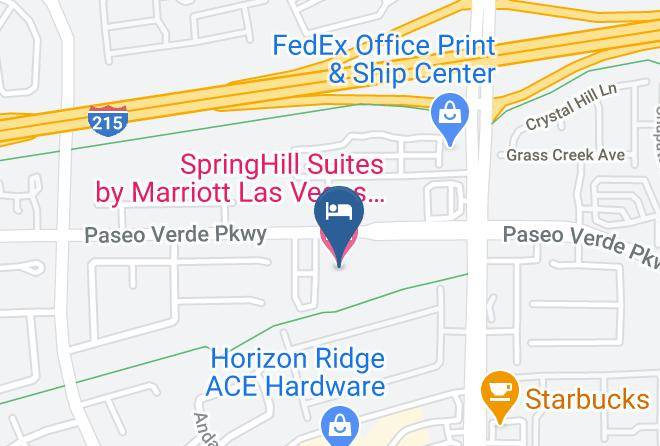 Clark - Springhill Suites By Marriott Las Vegas Henderson Maps