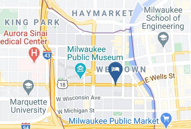 Milwaukee - Springhill Suites By Marriott Milwaukee Downtown Maps