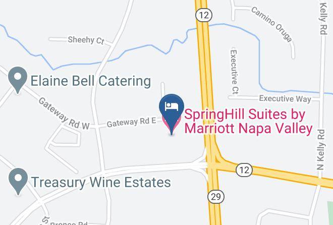 Napa - Springhill Suites By Marriott Napa Valley Maps