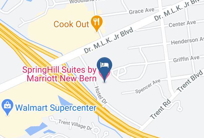 Craven - Springhill Suites By Marriott New Bern Maps