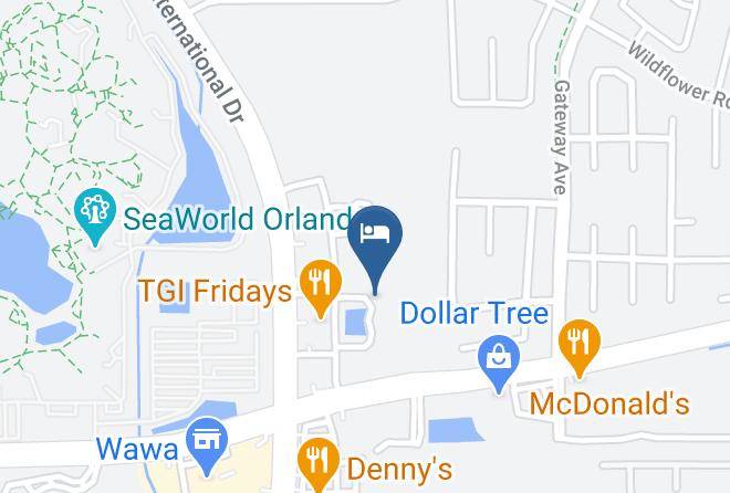 Springhill Suites By Marriott Orlando At Seaworld Map