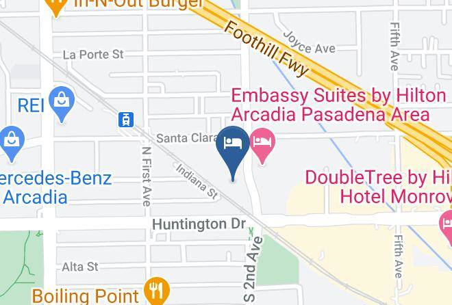 Los Angeles - Springhill Suites By Marriott Pasadena Arcadia Maps