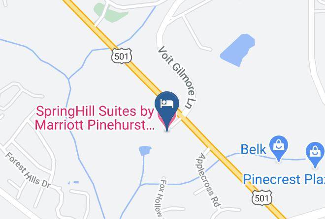 Moore - Springhill Suites By Marriott Pinehurst Southern Pines Maps
