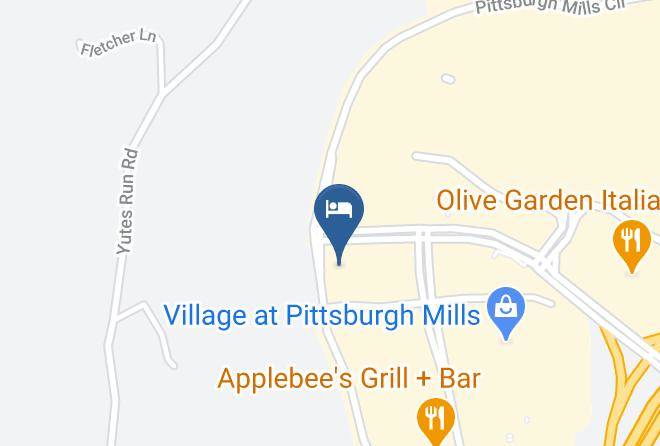 Springhill Suites By Marriott Pittsburgh Mills Map