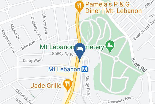 Springhill Suites By Marriott Pittsburgh Mt Lebanon Map