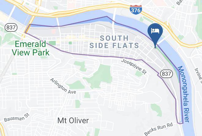 Allegheny - Springhill Suites By Marriott Pittsburgh Southside Works Maps