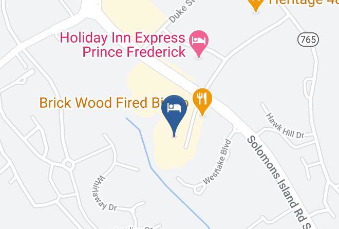 Calvert - Springhill Suites By Marriott Prince Frederick Maps