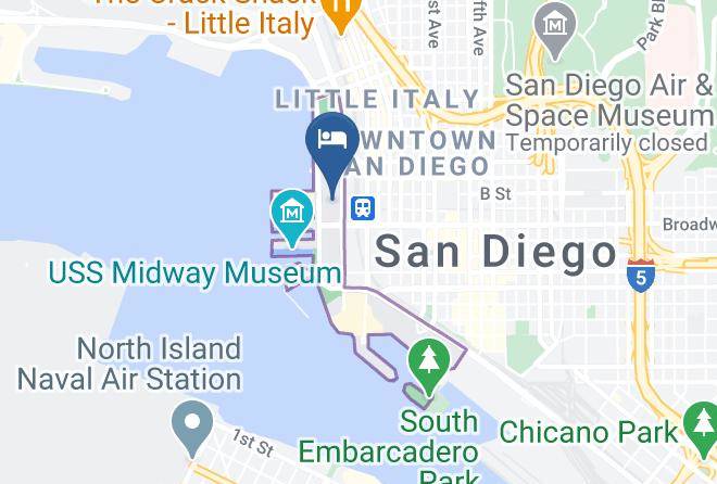 San Diego - Springhill Suites By Marriott San Diego Downtown Bayfront Maps