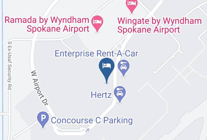 Spokane - Springhill Suites By Marriott Spokane Airport Maps