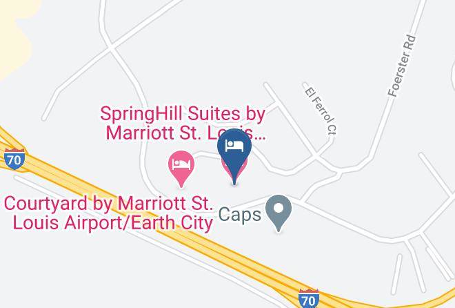 St Louis - Springhill Suites By Marriott St Louis Airport Earth City Maps