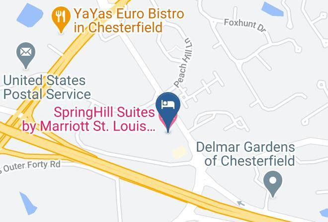 St Louis - Fairfield Inn & Suites By Marriott St Louis Chesterfield Maps