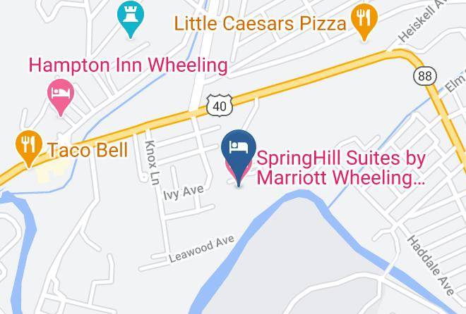 Springhill Suites By Marriott Wheeling Triadelphia Area Map
