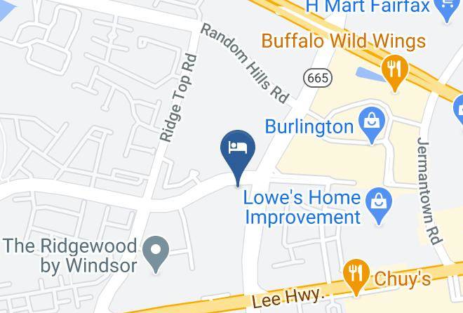 Springhill Suites By Marriott Fairfax Fair Oaks Map