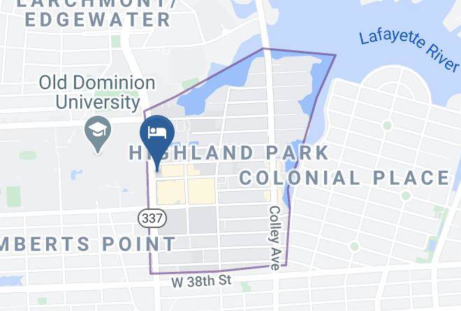 Springhill Suites By Marriott Norfolk Old Dominion University Map