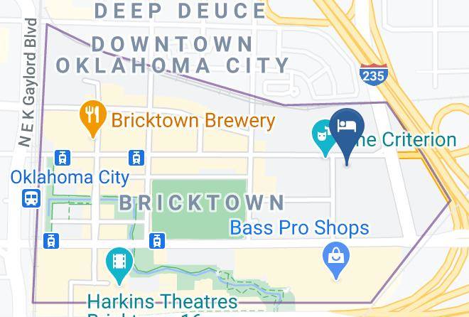 Springhill Suites By Marriott Oklahoma City Downtown Bricktown Map