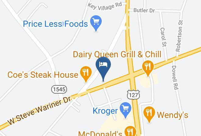 Russell - Springs Motel Ky By Magnuson Worldwide Maps