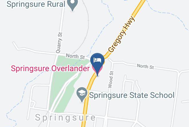 Central Highlands - Springsure Overlander Motel Maps