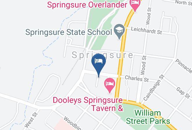 Central Highlands - Springsure Zamia Motel Maps