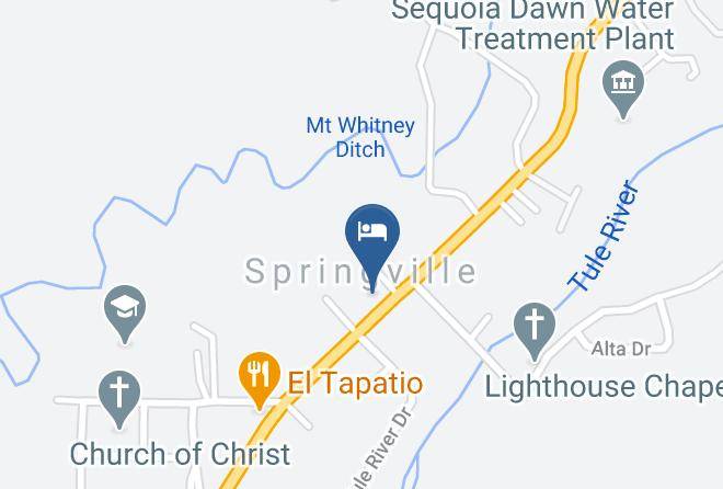 Tulare - Springville Inn Maps