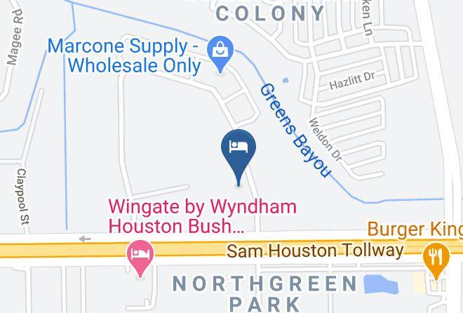Harris - Springwood Suites Houston Iah Beltway 8 Maps