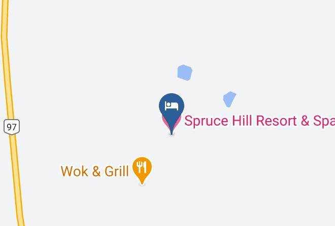 Spruce Hill Resort & Spa Map
