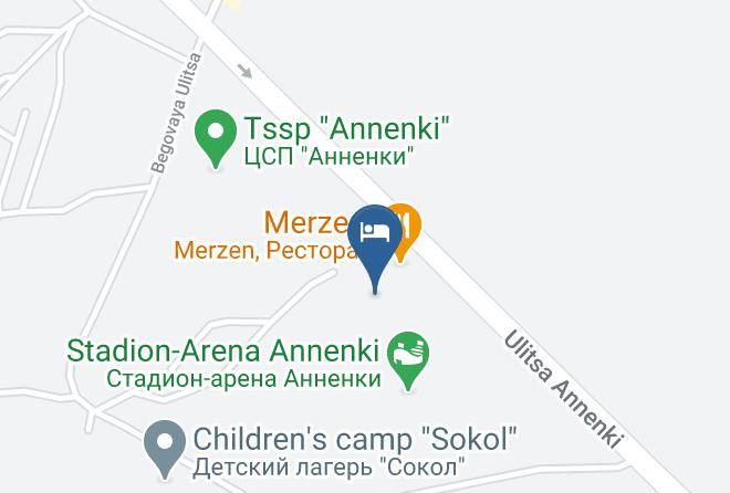 Annenki - Sputnik Gostinitsa Maps