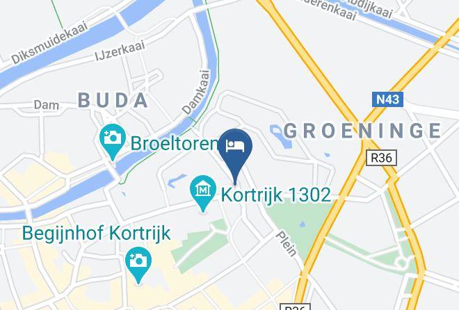 West Flanders - Square Hotel Maps