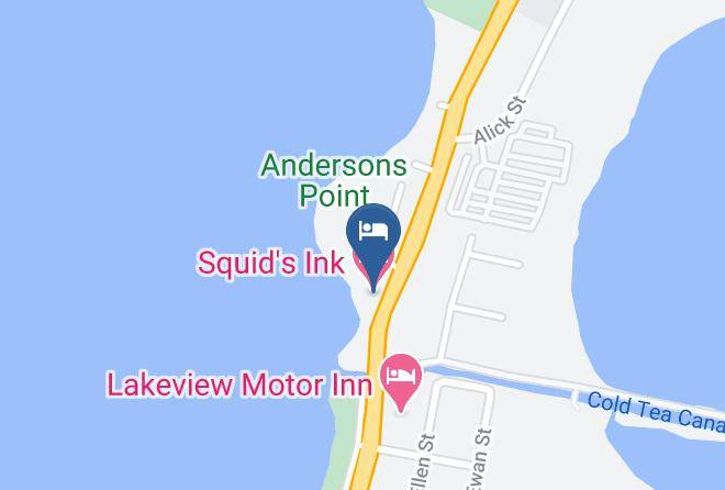 Lake Macquarie - Squid's Ink Motel Maps