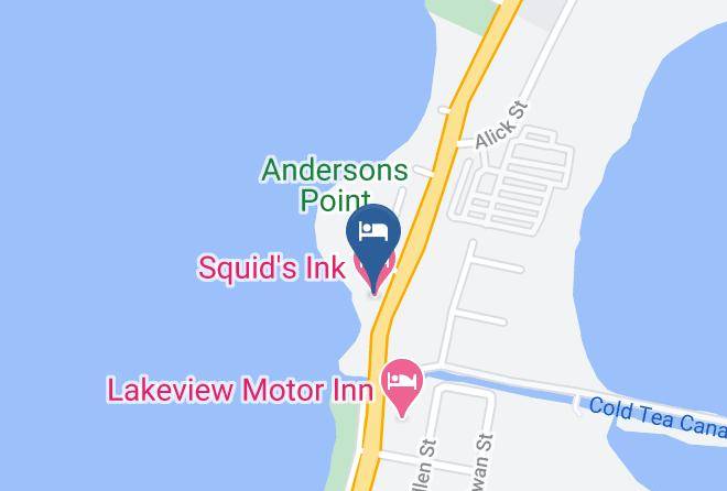 Lake Macquarie - Squids Ink On The Lake Maps