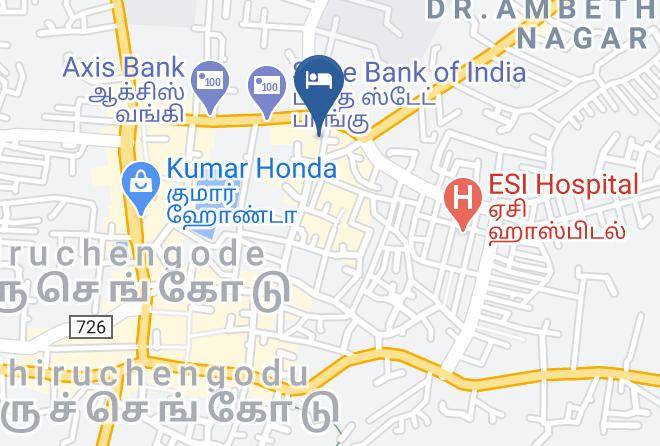 Tiruchengode - Sri Balaji Hotels Maps