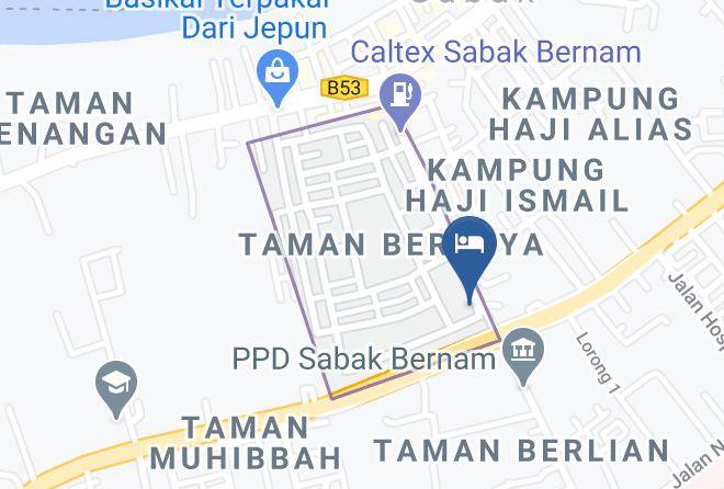 Sabak Bernam - Sri Bernam Hotel Maps