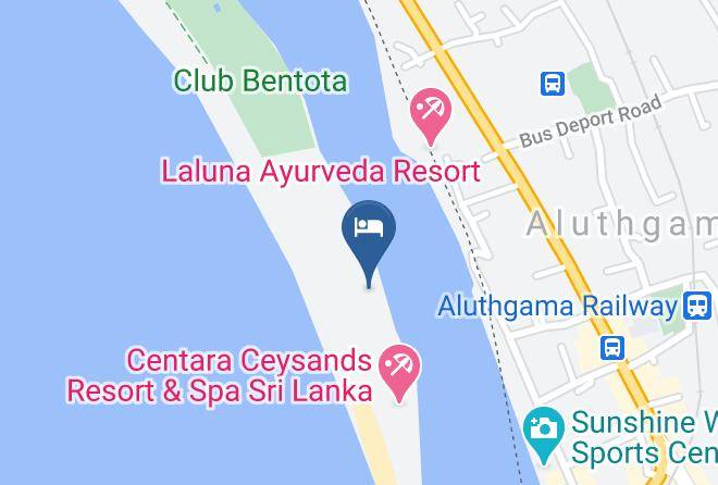 Sri Budhasa Ayurveda Resort Map