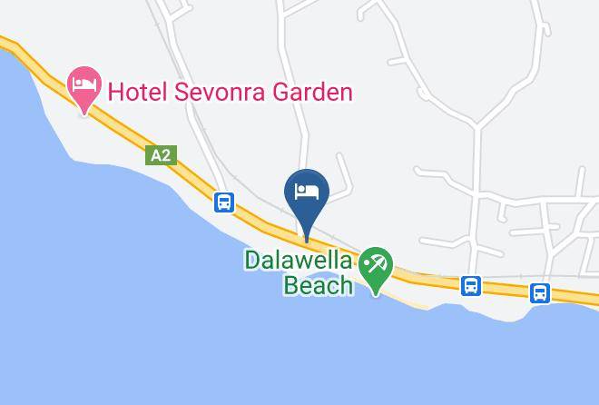 Galle - Sri Gemunu Beach Resort Maps
