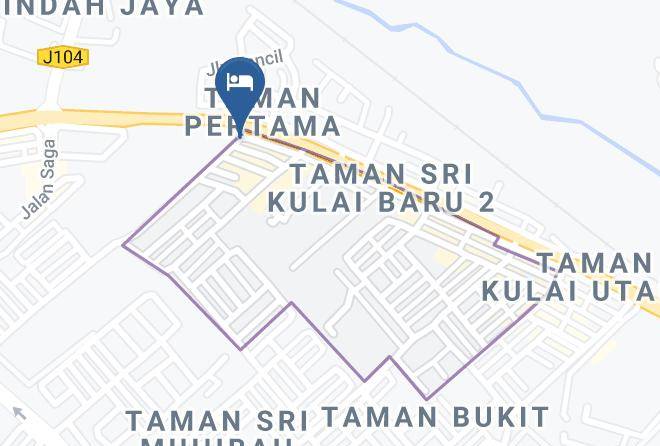 Kulai Jaya - Sri Hoover Hotel Maps