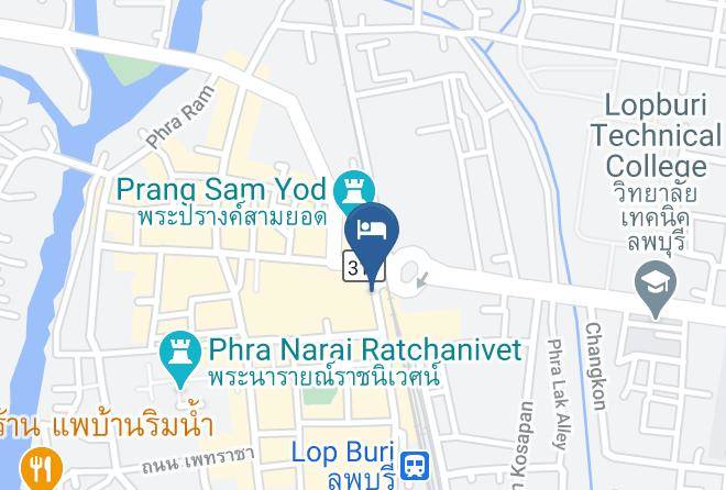 Mueang Lopburi District - Sri Indra Hotel Maps
