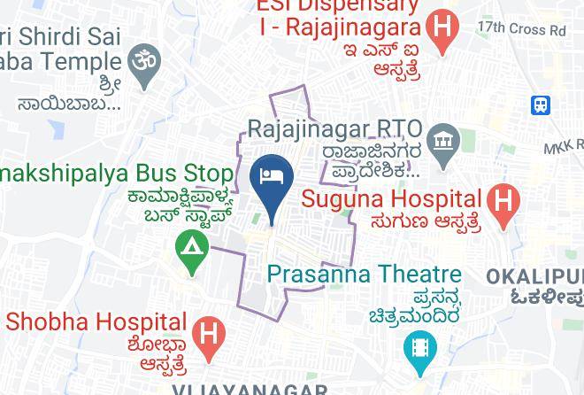 Bengaluru - Sri Krishna International Hotel Maps