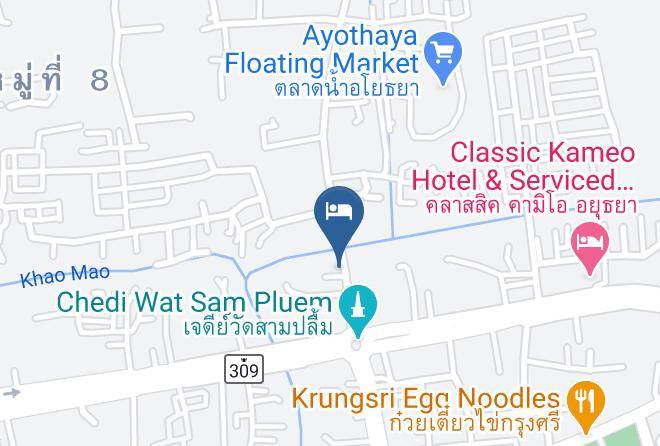 Amphoe Phra Nakhon Si Ayutthaya - Sri Krung Deluxe Maps