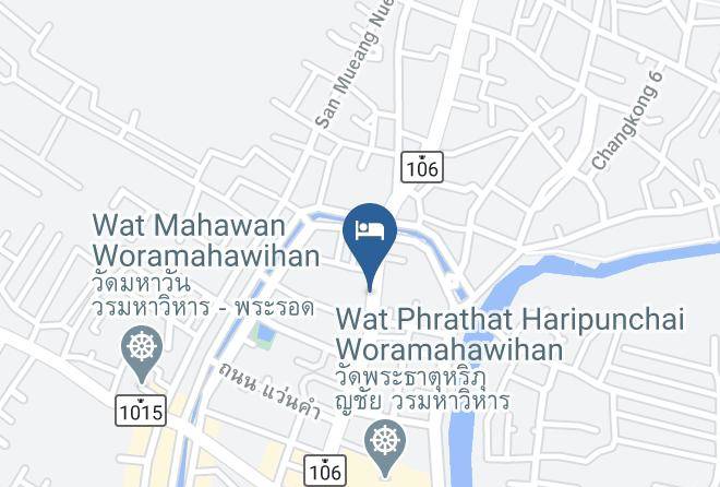 Amphoe Mueang Lamphun - Sri Lamphun Hotel Maps
