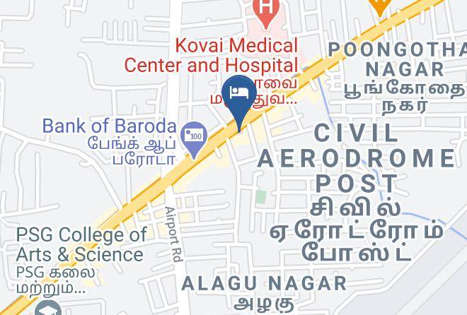 Coimbatore - Sri Na Residency Maps