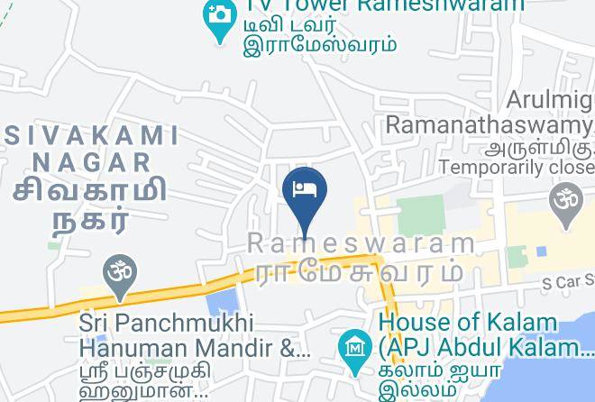 Rameshwaram - Sri Rameswaram Arya Vysya Vasavi Nityanna Satram Maps