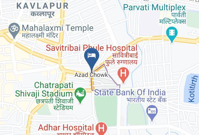 Kolhapur - Hotel Sri Sri Executive Lodging Maps
