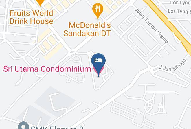 Bahagian Sandakan - Sri Utama Condominium Maps