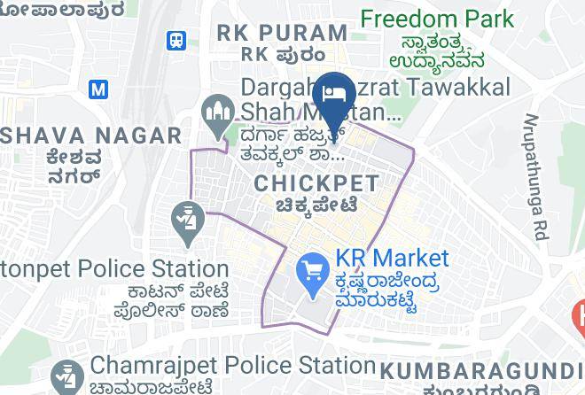Bengaluru - Sri Vijaya Palace Lodging Maps
