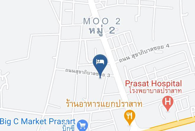 Amphoe Prasat - Srichan Hotel Maps