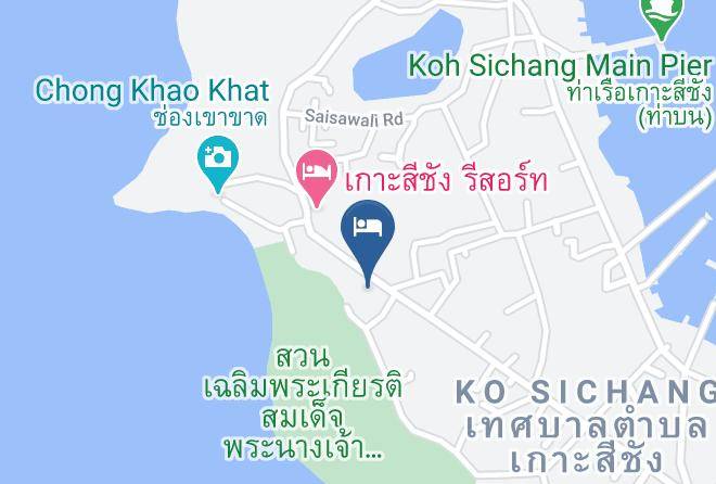 Ko Sichang District - Sichang Shine Khao Resort Maps