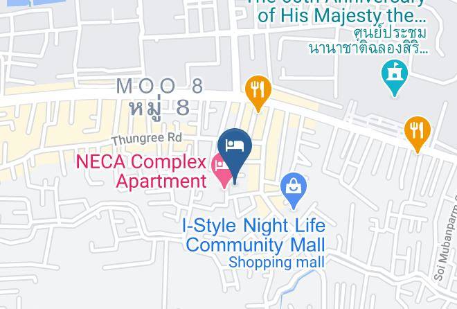Amphoe Hat Yai - Srida Mansion Maps