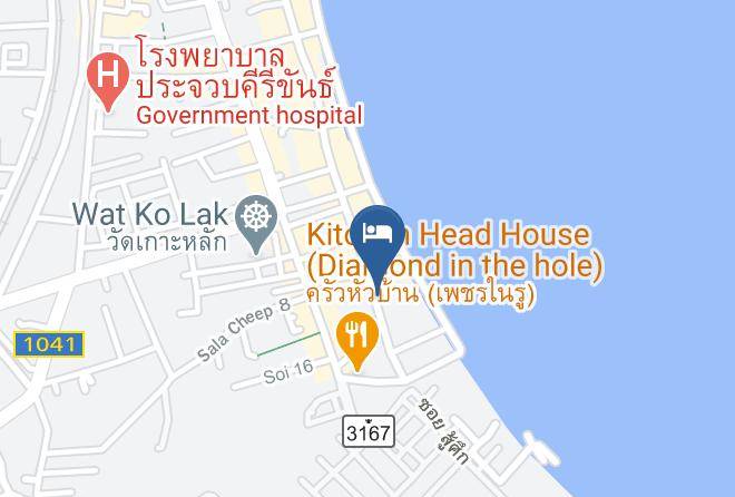 Amphoe Mueang Prachuap Khiri Khan - Srisanor Cafe' & Boutique Resort Maps