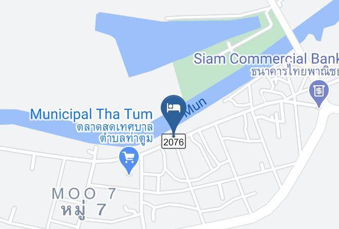 Amphoe Tha Tum - Srithongkul Riverside Maps