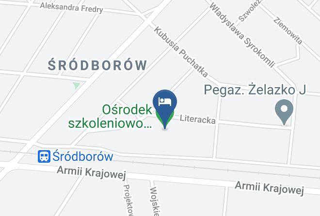 Srodborowianka Map